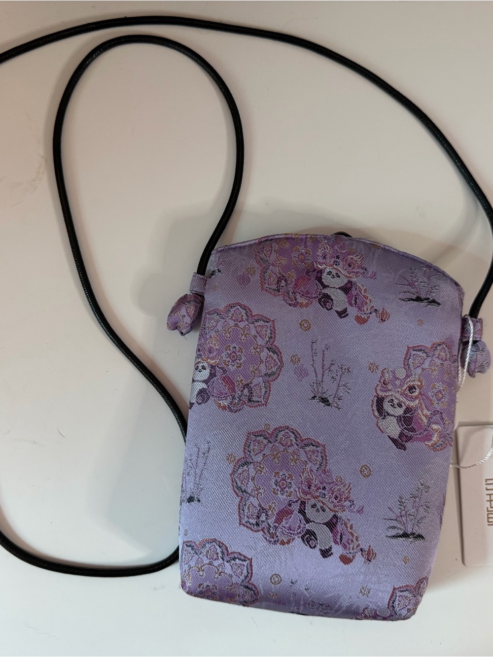 Purple Panda Crossbody Bag